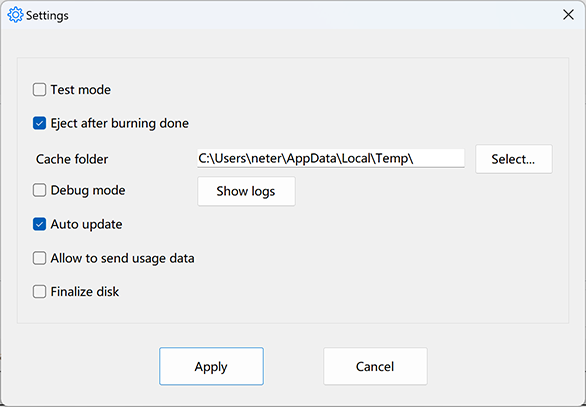 ZGZ Total Burner Screenshot