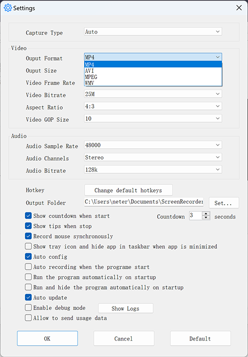 ZGZ Screen Recorder Screenshot